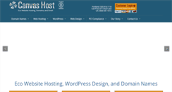 Desktop Screenshot of canvashost.com